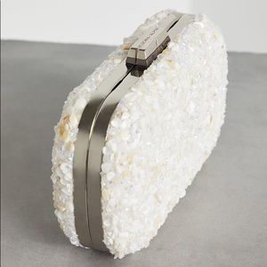 Bcbg London stone clutch